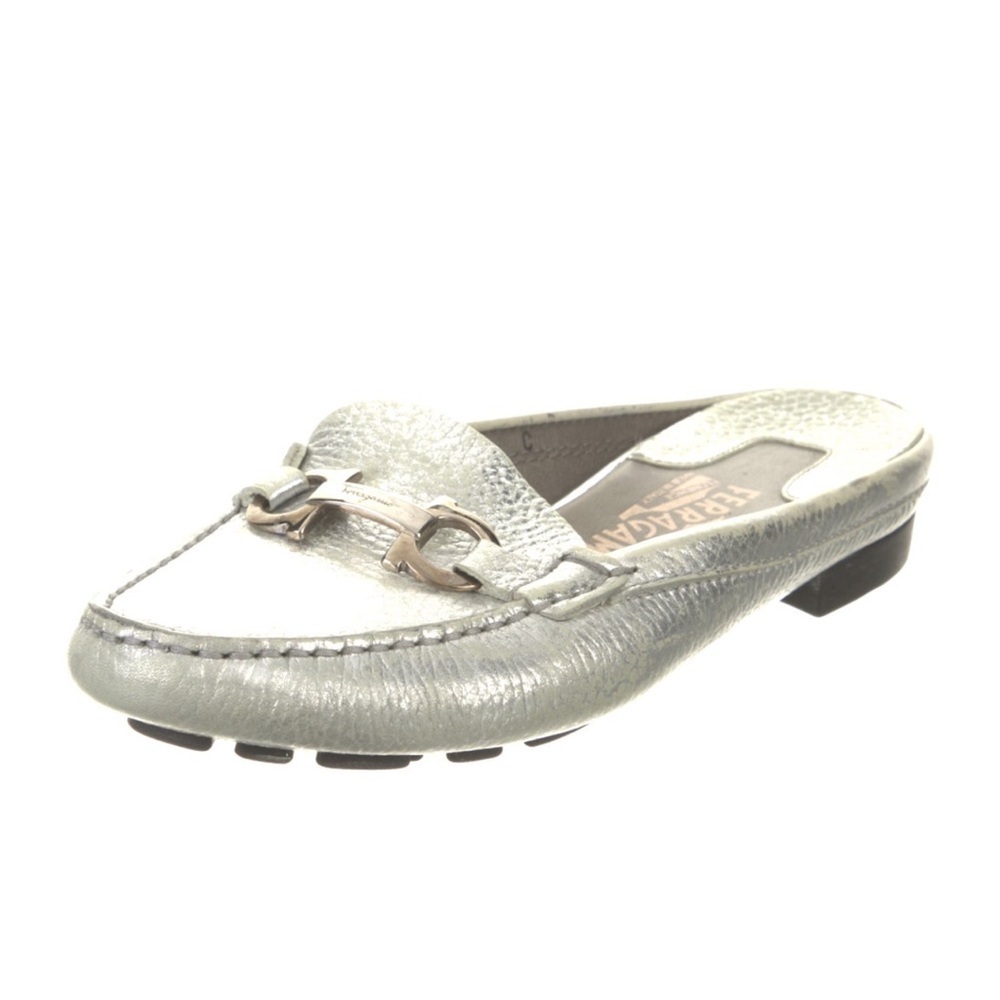 Salvatore Ferragamo
Silver Leather Mules - Picture 5 of 5